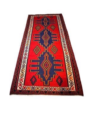 Vintage Shiraz 5x8 Kilim