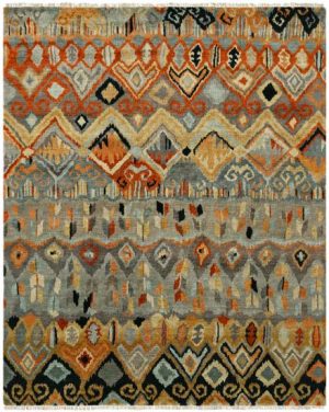 Abrash: Steel Blue/ Earth Tones AB-051